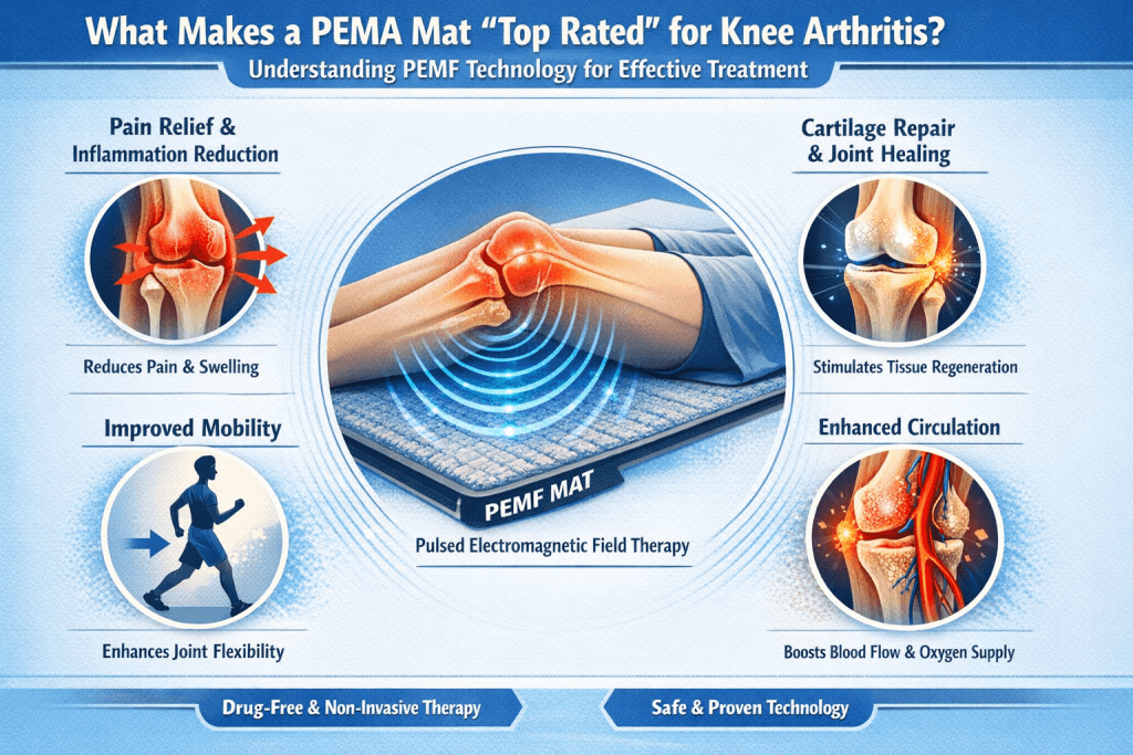 Top Rated PEMA Mat for Knee Arthritis Home Use 2 Top Rated PEMA Mat for Knee Arthritis Home Use 2