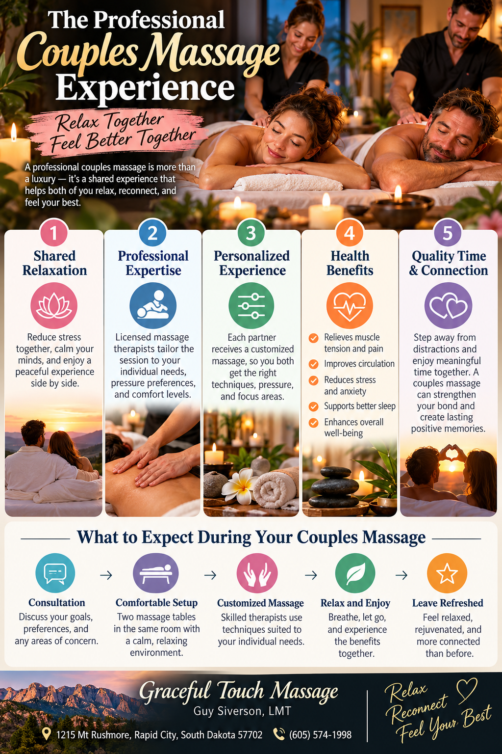 Professional Couples Massage Experience