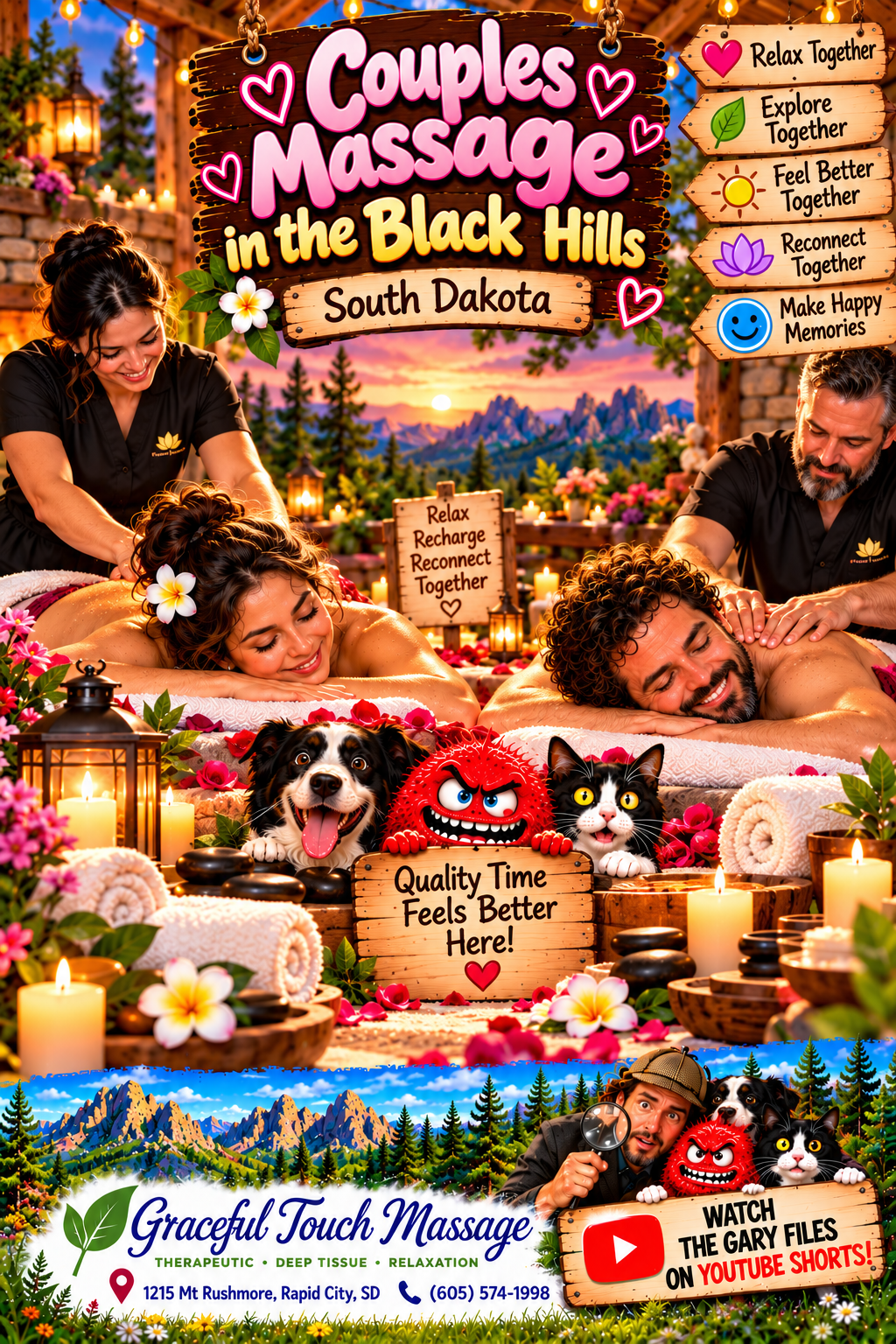 Couples Massage in the Black Hills, South Dakota